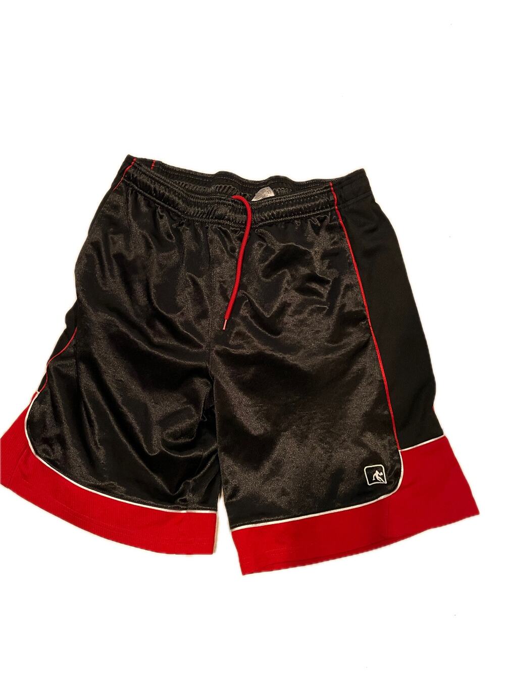 AND 1 Black Red Athletic Shorts Mens Med